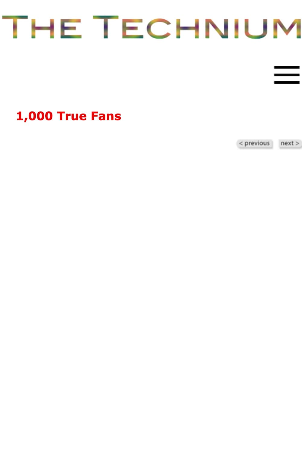 1,000 True Fans, Kevin Kelly